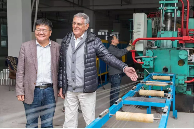 焦作科技河南維可托鎂合金科技有限公司企業(yè)迎來了諾貝爾化學(xué)獎(jiǎng)得主訪問